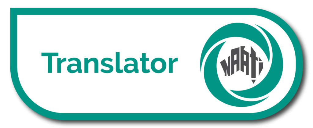 NAATI-certified translator banner